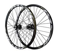Paire de Roues VTT 24 Pouces, Jantes Alliage Double Couche 32 Trous, Freins à Disque, Blocage Rapide Avant et arrière, Compatible BMX Pliable 8/9/10/11/12 Vitesses, roulements à ca
