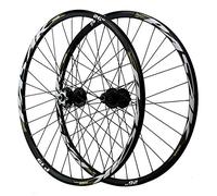 Paire de Roues VTT 26/27,5/29 Pouces, 2 roulements Avant, 5 roulements arrière, Jante Double paroi, 6 Fixations, Frein à Disque, Blocage Rapide 3 Griffes
