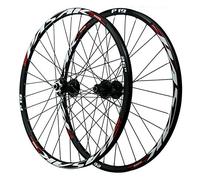 Paire de Roues VTT 26/27,5/29 Pouces, 2 roulements Avant, 5 roulements arrière, Jante Double paroi, 6 Fixations, Frein à Disque, Blocage Rapide 3 Griffes