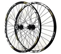 Paire de Roues VTT 26/27,5/29 Pouces, Jantes en Alliage d'aluminium, Freins à Disque 32 Trous, Roues Avant/arrière à démontage Rapide, compatibles avec Cassettes 7 à 11 Vitesses.