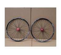 Paire de Roues VTT 26/27,5/29 Pouces, Jantes en Alliage Double Couche, roulements étanches, moyeu à Cassette 7-11 Vitesses, Freins à Disque, 1100 g, Blocage Rapide