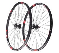 Paire de Roues VTT 26/27,5/29 Pouces, Roue Avant/arrière, Fixation QR, Jantes ultralégères en Alliage d'aluminium 32 Trous, Freins à Disque, Compatible 8-12 Vitesses