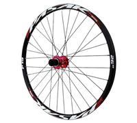 Paire de Roues VTT à axe traversant 26/27,5 Pouces, Alliage d'aluminium, Frein Disque, roulements scellés HG, Avant et arrière 32 Trous, Jante 29ER for 7 12 Vitesses, 2215 g(R,QR 24 inch)