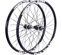 Paire de Roues VTT, Roues Avant et arrière 26", 27,5", 29", Jantes Alliage Double Couche, roulements scellés, Cassette QR 8-11 Vitesses, moyeu Carbone, Frein à Disque, 6 boulons