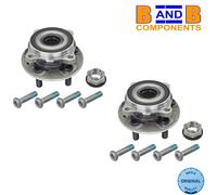 PAIRE DE ROULEMENTS DE MOYEU DE ROUE AVANT MEYLE 18-14 652 0002 JAGUAR...