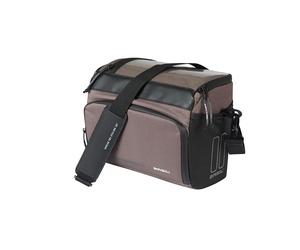 Paire de sacoches de porte-bagages Basil Move Klickfix Marron