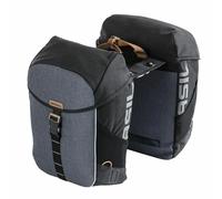 Paire de sacoches de porte-bagages imperméables Basil Miles polyester 34L Noir