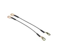 Paire de sangles de porte arrière pour pickup | Lot de 2 câbles de limiteur de hayon de 38 cm, extrémités de montage en métal, corps revêtu, remplacement de service