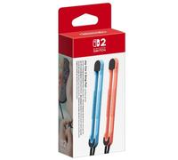 Paire de dragonnes Bleu Clair et Rouge Clair pour manettes Joy-Con 2 • Accessoire Nintendo Switch 2