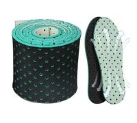 Paire de semelles intérieures pour chaussures de sport - Rouleau d'insert réversible auto-coupant | Coussin respirant pour semelle de soutien de la voûte plantaire en mousse adaptée à la coupe
