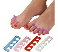 Paire de séparateurs d'orteils en silicone - Violet Violet G