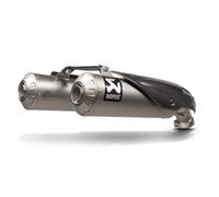 PAIRE DE SILENCIEUX EN TITANE AKRAPOVIC POUR DUCATI SCRAMBLER 1100 2021-2024 APP