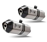 PAIRE DE SILENCIEUX MIVV SPEED EDGE ACIER CARBONE POUR SUZUKI GSX-R 1300 HAYABUS