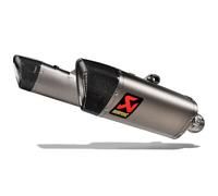 PAIRE DE SILENCIEUX SLIP ON AKRAPOVIC TITANE POUR DUCATI HYPERMOTARD 698 MONO /