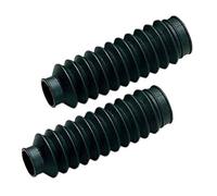 Paire de soufflets pour fourches amorties, fabriqué en Italie, produit universel de protection en caoutchouc, manchon anti-poussière longueur 180 mm, diamètre 28/30 mm, noir
