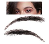 Paire De Sourcils En Dentelle Réutilisable - Vrais Sourcils De Cheveux Humains, Extensions De Faux Fronts Respirables, Amélioration Du Maquillage Naturel | Accessoire Cosmétique Léger Pour Les