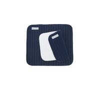 Paire de sous bandes antérieurs pour cheval Riding World Bleu 44x30 cm