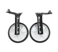 Paire de stabilisateurs réglables à plusieurs vitesses pour vélos de 40,6 à 61 cm, roues d'entraînement qui soutiennent l'équilibre pour le développement des compétences du cyclisme débutant (noir)