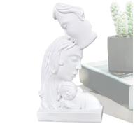 Paire de statues d'amour, sculpture romantique en résine avec motif baiser, figurines de Saint-Valentin, accessoires de maison pour décoration de mariage, cadeaux d'anniversaire, chambre familiale