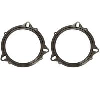 Paire de supports avant ou arrière pour haut-parleurs de 100 mm pour BMW Série 1, série 2, série 3, série 4, série 5, série 6, série 7, série 8, BMW Clubman, Countryman, Tesla Model 3/ Model Y (voir