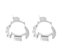 Paire de Supports D'adaptateur de Phare LED H7, Bon Matériau en Fer, pour Argent 45 X 32 Mm,Produits de moulage