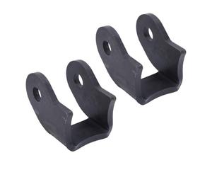 Paire de Supports D'amortisseurs à Souder en Acier, Performances Améliorées, Support D'amortisseur D'essieu de Voiture incurvé pour Berline de Remorque Tout-terrain, Idéal pour