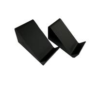 Paire de Supports de Bureau inclinés en ABS, Base inclinée imprimée en 3D avec butée surélevée pour la Lecture en Proche sur Un Poste de Travail, Table de Nuit, Table d ' étude, Base pour en