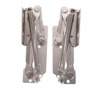 Paire de supports de charnière relevables en acier 240N pour canapé-lit, armoire, couvercle à rabat et angle d'ouverture maximal de 80 degrés