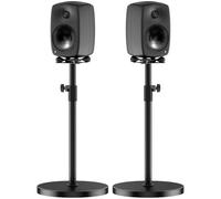 Paire de supports de haut-parleurs réglables en hauteur pour Genelec G Three 8030C 8330A - Gestion des câbles - Support de haut-parleur de sol robuste pour écrans de studio Genelec jusqu'à 13,6 kg