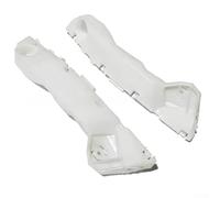 Paire de supports de pare-chocs avant pour Mazda pour Cx-9 ans 2007 à 2015 - Clips de fixation latéraux gauche et droit - En plastique blanc - Pièce extérieure de voiture