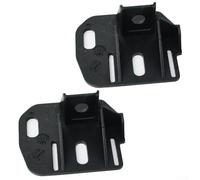 Paire de supports de phare avant compatibles avec les séries 3 E90 E91 modèles 2004-2012 OEM 51647136827 51647136828 en plastique ABS finition noire