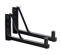 Paire de Supports muraux Pronomic WSM-2 pour Enceintes PA et HiFi (2 pièces dans Le Set, Compatible avec Enceintes à Bride 35 mm, Pivot Horizontal, Stable, métal) Noir