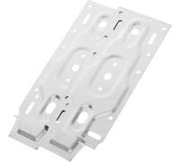 Paire de supports muraux robustes pour climatiseur - Plaques de suspension en acier épais pour une installation sécurisée de l'unité AC - Vis incluses - Argenté - 20,3 x 7,2 x 4,8 cm