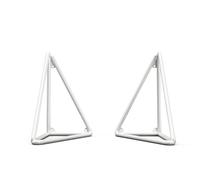 Paire de Supports Pythagoras XL en Porcelaine Blanc