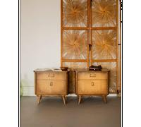 Paire de tables de chevet mid-century n°1582