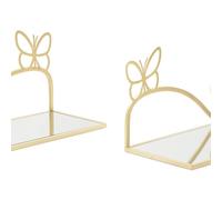 PAIRE DE TABLES DE NUIT ETAGERE PAPILLON