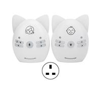 Paire de talkies-walkies sans fil avec veilleuse, moniteur de securite pour bebe 2,4 GHz, 100-240 V, prise UK