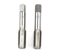 Paire de tarauds à main cannelés en acier rapide pour applications en acier inoxydable, fer et aluminium (M14 x 1,5 mm)