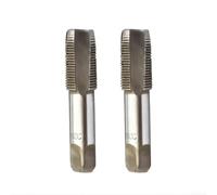 Paire de tarauds cannelés pour droitier, matériau HSS pour filetage métrique dans les projets en fer, acier, cuivre et aluminium (M20 x 1,5 mm)