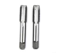 Paire de tarauds cannelés pour droitier, matériau HSS pour filetage métrique dans les projets en fer, acier, cuivre et aluminium (M16 x 1,5 mm)