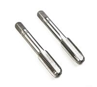 Paire de tarauds manuels en acier rapide pour filetage à droite, design cannelé, pour métrique, acier inoxydable, fer, cuivre et aluminium (M12 x 1,5 mm)