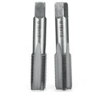 Paire de tarauds métriques cannelés pour droitier en acier inoxydable, fer, aluminium, filetage fin de 12 mm, 14 mm, 16 mm, 18 mm, 20 mm, pas de 1,5 mm, paire (M18 x 1,5 mm)