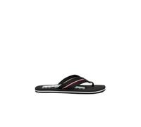 Tommy Hilfiger Tongs Homme Corporate Beach Sandal Tongs, Noir (Black), 43