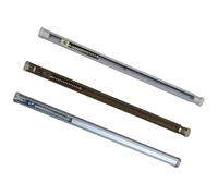 Paire de Tringles à Rideaux en Acier Galvanisé, Tringle à Rideaux à Pression Ajustable, en diverses couleurs, Tringle de Douche, Barre à Ressort pour Rideaux (DE 56 À 90 cm, ARGENT)