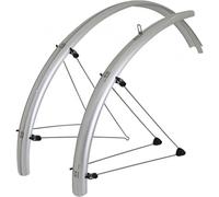 Garde boue vtc/vtt 26'' strong a tringles 54mm argent (pr)