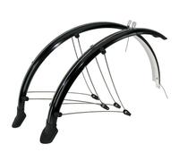 Paire de tringles de garde-boue VTT plastique P2R Country Noir