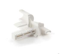 Paire de tulipes en nylon pour caisson pan coupé aluminium