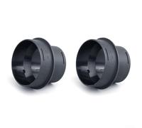 Paire de tuyaux adaptateurs de chauffage de stationnement en plastique ABS de 75 mm à 80 mm conçus pour l'intégration et l'entretien du chauffage auxiliaire Webasto