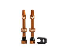 Cushcore Presta Tubeless Valves Orange 55 mm