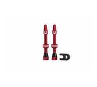 Paire de valves tubeless CushCore Rouge